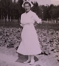 Hilma Nuppola (s.1891) Pitkäniemessä Nokialla